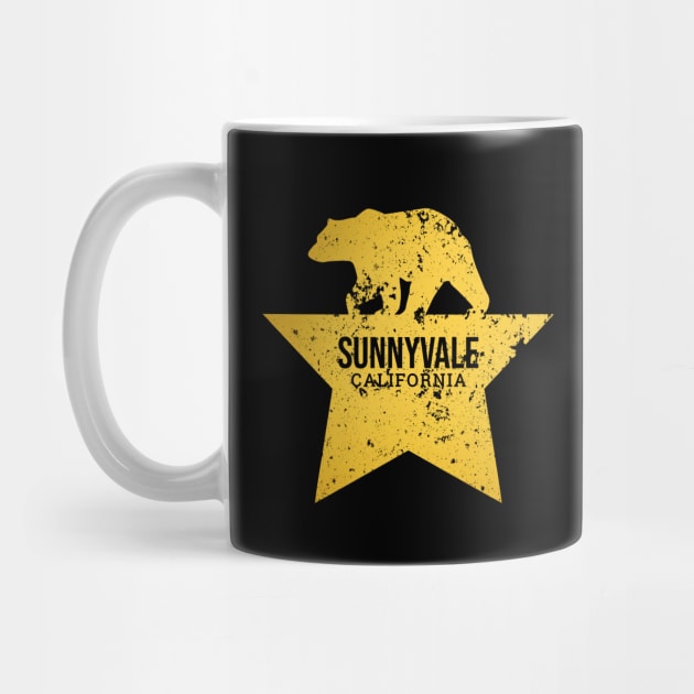 Sunnyvale California Star Bear by urban-wild-prints